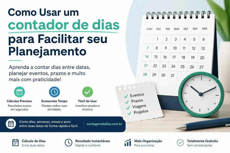 calcular dias entre datas